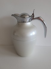 Alfi E8 189GN Juwel Chrom Isolierkanne Kaffeekanne Perlmutt / Silber 1L RAR !!!