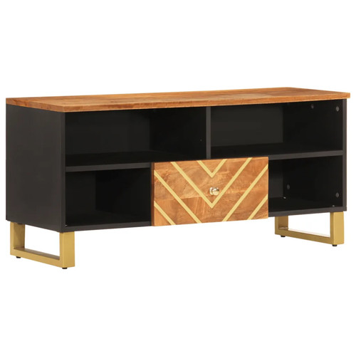 Schrank braun und schwarz - braun,