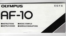 Olympus Kleinbild Autofocus Kamera Fotoapparat AF10 Gebrauchsanleitung