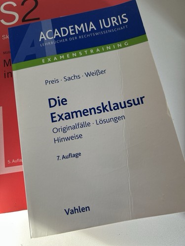 Die examensklausur jura - examensklausur,