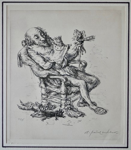 Paul weber original - a.,