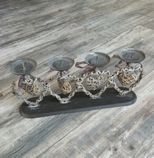 Kerzenständer 4 Kerzen Braun