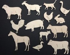 Bauernhof Tiere 13 Stück Mix