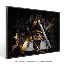 Wandbild Leinwand mit Rahmen 