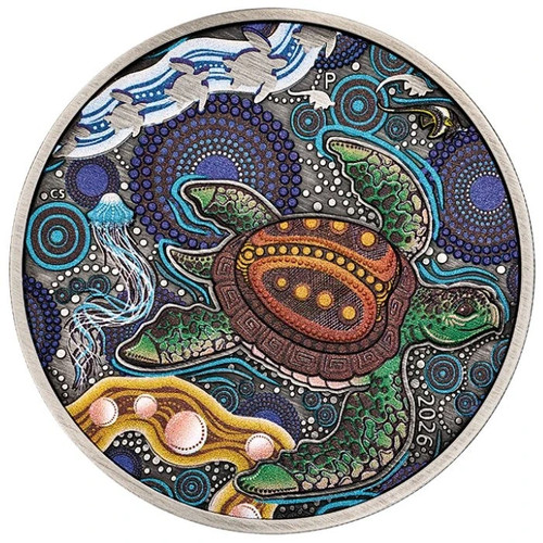 Tuvalu 2026 turtle - 2, $