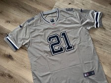 Nike NFL Dallas Cowboys Elliott Trikot XXXL 3XL Grau Shirt | 10005-14