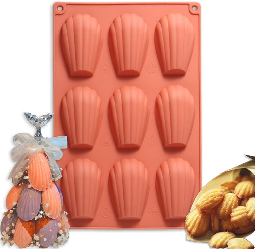 Silikon madeleines backform 9 - silikon, backform,