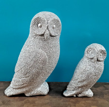 Deko Eule Duo 2 er SET - H 12