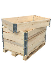 Rahmen Holzaufsatzrahmen Palettenrahmen Hochbeet Pflanzenbeet 120x80x19,5cm