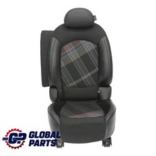 Mini R61 Sport Sitz Stoff Leder Hot Cross Carbon Schwarz hinten links Sitz