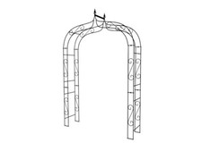 Rosenbogen VENEZIA B 1,8 m Pergola Rozenboog Gartenbogen Arche de jardin Bogen