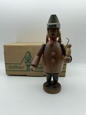 Vintage Christian Ulbricht Deutscher Räuchermann Räuchergefäß Holz Sammler