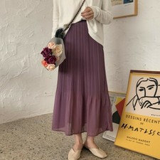 Womens Lady Einfarbig Lang