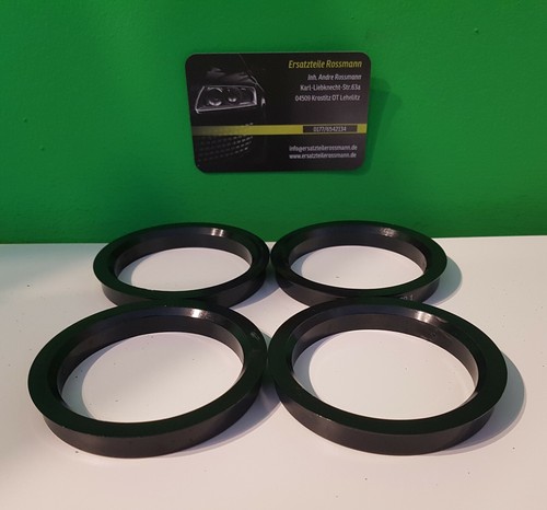 4xneue zentrierringe 6mm - zentrierringe, 72,6mm