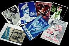 7 x MARIKA RÖKK KONVOLUT SELTENE FILMPROGRAMME 1930er - 1950er DÄNEMARK - UFA