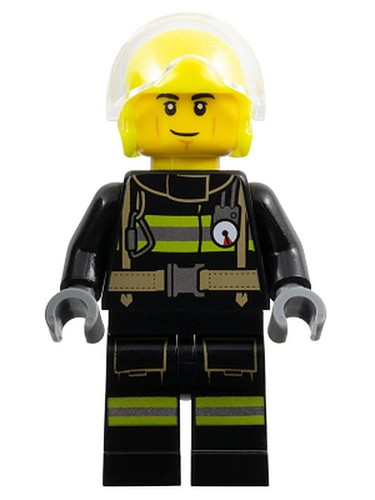 Lego minifigur fire male - fire,