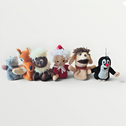 Fingerpuppen set - 6x,