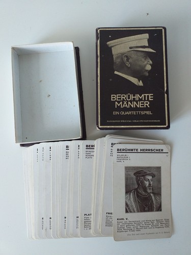 Quartett spiel berühmte - quartett,