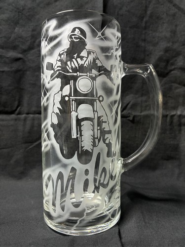 Motorradfahrer biker krug glas - krug,