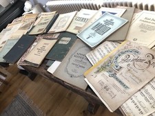 Konvolut antike antiquarische Noten Notenhefte für Klavier Piano teilw 100 Jahre