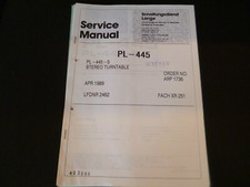  Service Manual Schaltplan   Pioneer PL-445