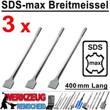 3 x SDS-max Breitmeißel