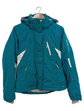 SALOMON Skijacke Damen Kapuze Outdoor Sport Petrol Gr. S 36