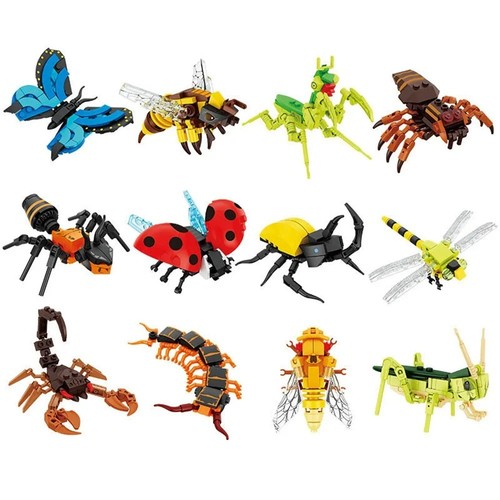 Insekten und tiere - tiere, set