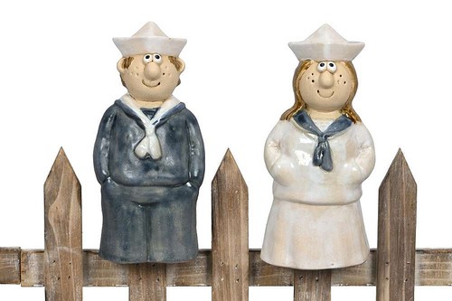 Zaunfiguren matrosin - zaunfiguren, /