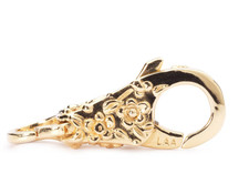 Trollbeads Verschluss mit Spitzen, Gold neu ohne Etikett