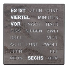 FILIUS Wortuhr Tisch- und