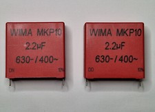 2x Kondensator WIMA MKP10