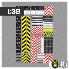 LIEBHERR Aufkleber Set passend