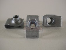 Oldtimer Karosseriemutter J-Nut U-Nut Blechmutter M8x1,25, 5 Stk. Schiebemutter