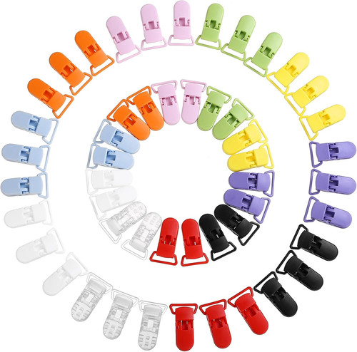 Schnullerclips set kunststoff - schnullerclips,