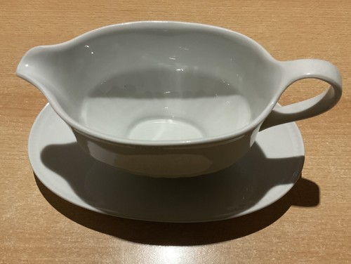 Alte weiße sauciere - weiße, sauciere/
