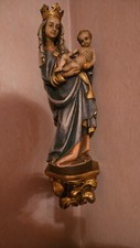Gotische Madonna mit Kind Holz