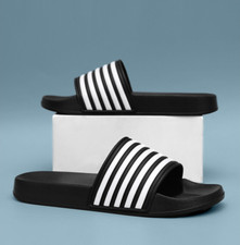 Badeschuhe Badelatschen Pantoletten Saunaschuhe Sandale  Damen Herren Gr.36-47