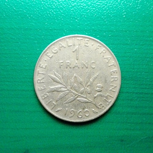 Franc münze aus - 1,