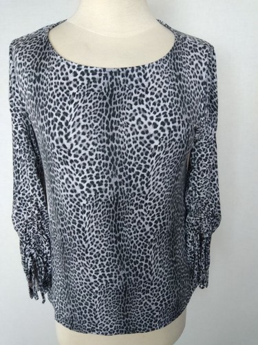 Damen shirt oberteil - damen, leoprint