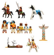 Playmobil Figur Indianer Western Pferde Reiter Figuren - Konvolut Sammlung Set
