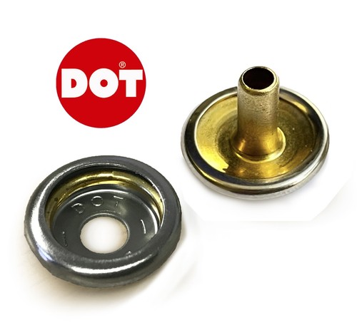 Dot press snap lange kappe - dot,