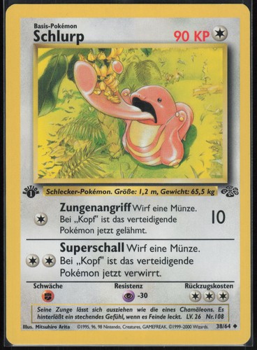 Pokemon karte schlurp jungle - karte,