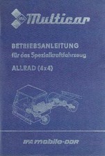300997 Bedienung Multicar 25 Allrad