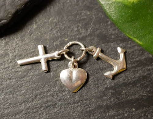 Toller silber anhänger kreuz - silber,
