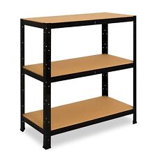 shelfplaza BLACK Metallregal Industrialstyle schwarz, 90 cm hoch, 156 Varianten