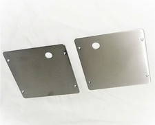 2x Intersteel Edelstahl Türbeschlag 180 x 180 cm, Tür Platte,  Schild Tor