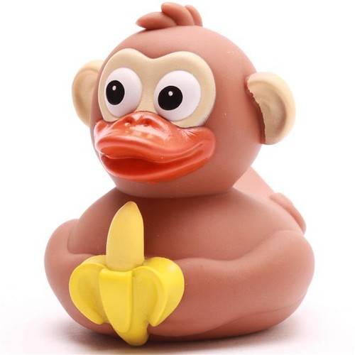 Badeente affe quietscheente - badeente,