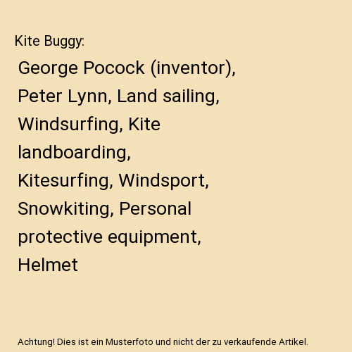 Kite buggy george - kite,