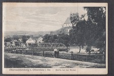 6485. Ak Oberneuschönberg bei Olbernhau in Sachs. Partie an der Kirche